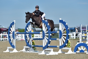 Madison Jamison is Victorious in the Blue Chip Pony Newcomers Second Round at Arena UK